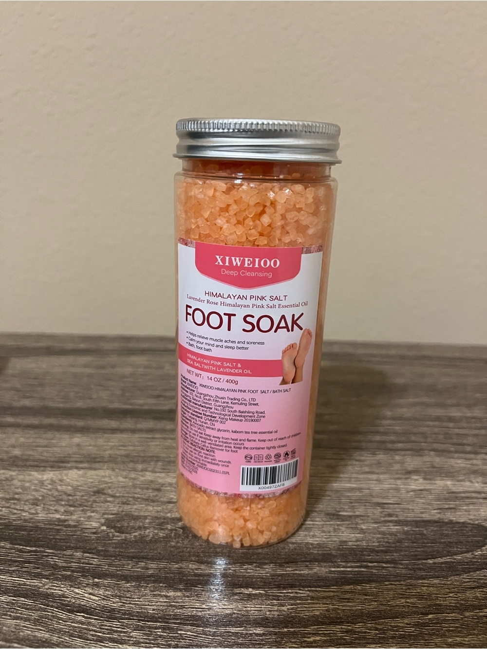 Himalayan Pink Salt Foot Soak - Pink